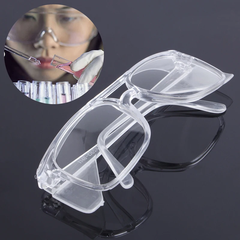 

Clear Safety Work Lab Goggles Eyewear Glasses Eye Protective Anti Fog Spectacles
