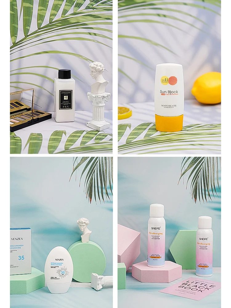 Photo Props Desktop Shoot Photography Backdrops 3D Pattern Sided Paper Board For Toiletries