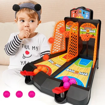 

Finger Basketball Shooting Game Toys Desktop Table Stress Reliever Set Gadgets Sport Educational Kids Interactive Game Toys