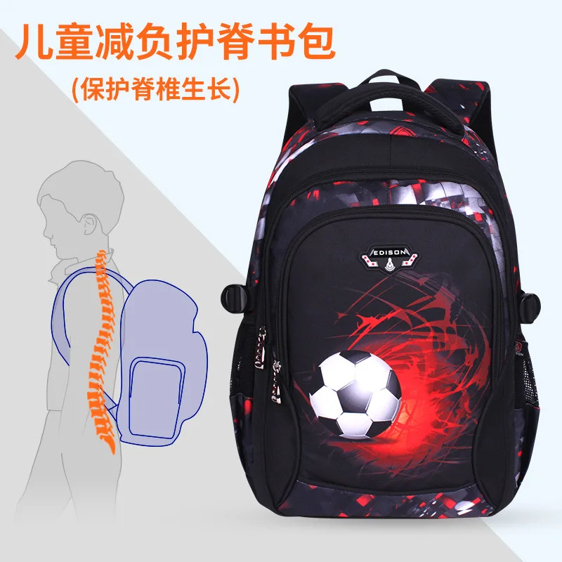 

Schoolbag for Elementary School Students Boy Campus Cartoon Pattern Children Burden Relieving Backpack