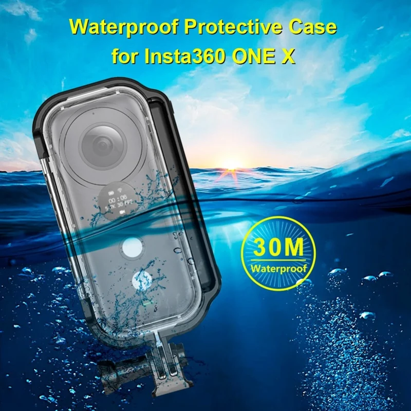 AABB-PULUZ 30 м подводный водонепроницаемый корпус защитный чехол для Insta360 ONE X аксессуары для камеры и пряжка базовое крепление