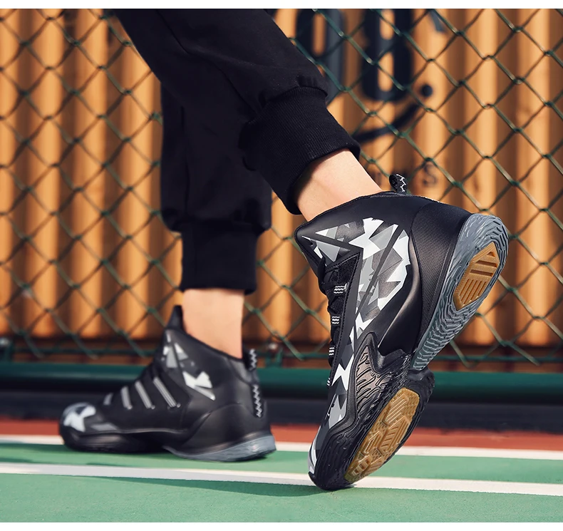 Высококачественные оригинальные мужские баскетбольные кроссовки Удобная Нескользящая брендовая Спортивная дышащая обувь трендовые мужские кроссовки прогулочная обувь