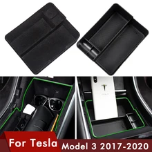 For Tesla Model 3 Accessories 2017 - 2020 Console Arm Rest Tray Holder Case Pallet Car Central Armrest Storage Box for Tesla