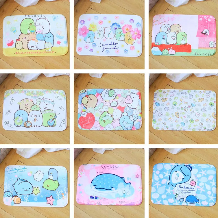 

Cartoon Japanese Sumikko Gurashi Plush Carpet Corner Creature Foot Pad Door Mat Carpet Plush Toy 1919