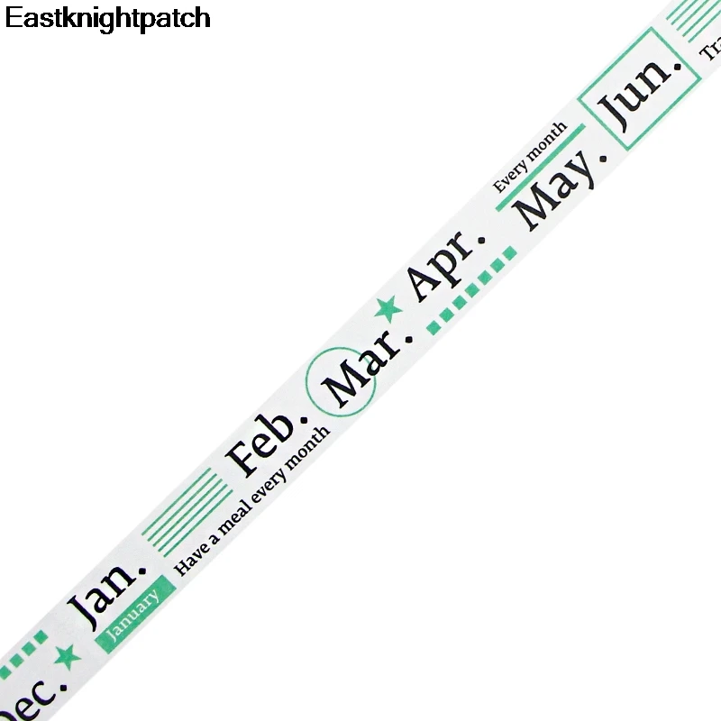 Twelve month daliy plans васи лента для рукоделие Подарочная упаковка Скрапбукинг и ремесло липкая клейкая бумага Маскировочные наклейки E1140