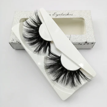 

Cursavela30mm Long 3D mink lashes extra length mink eyelashes Big dramatic Volume eyelashes strip thick false eyelash