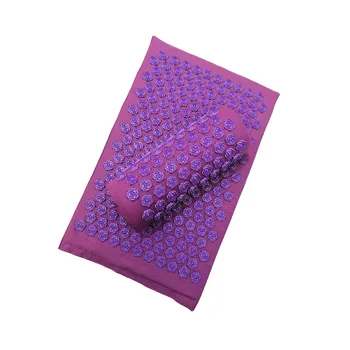 

Massage Mat Acupuncture Pillow Set Yoga Mat Acupressure Relieve Stress Back Neck Body Pain Acupuncture Mat