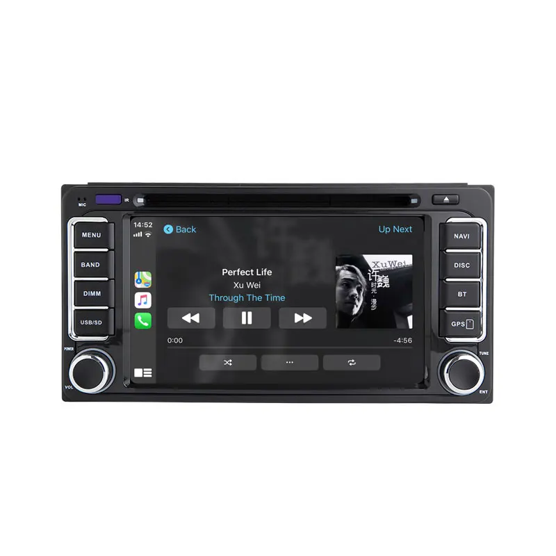 Android 9,0 Авторадио встроенный CarPlay gps навигация совместима с для Toyota Land Cruiser Prado 120 150 Раш Corolla EX Univ