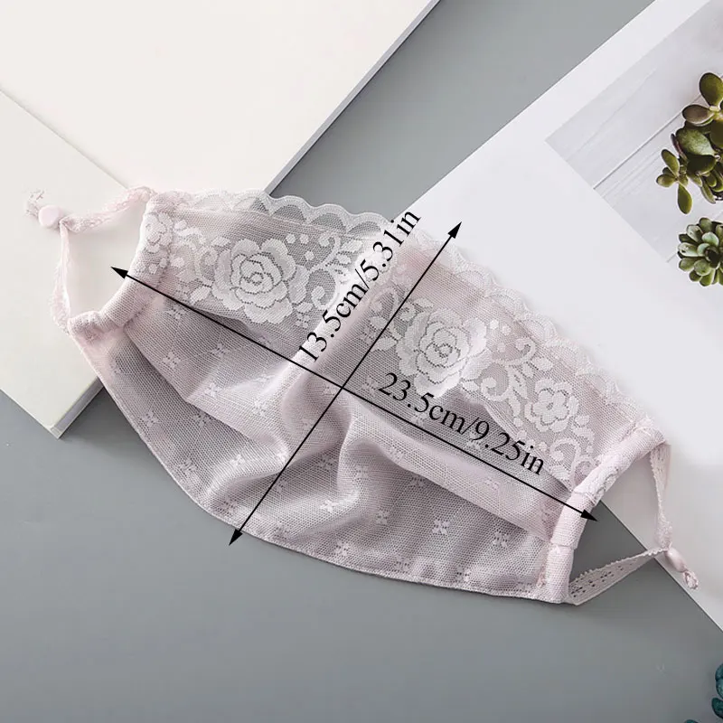 Women Thin Chiffon Masks Summer Sunscreen Driving Mouth Masks Breathable Reusable Face Mask Windproof Mouth-muffle Mask Cover