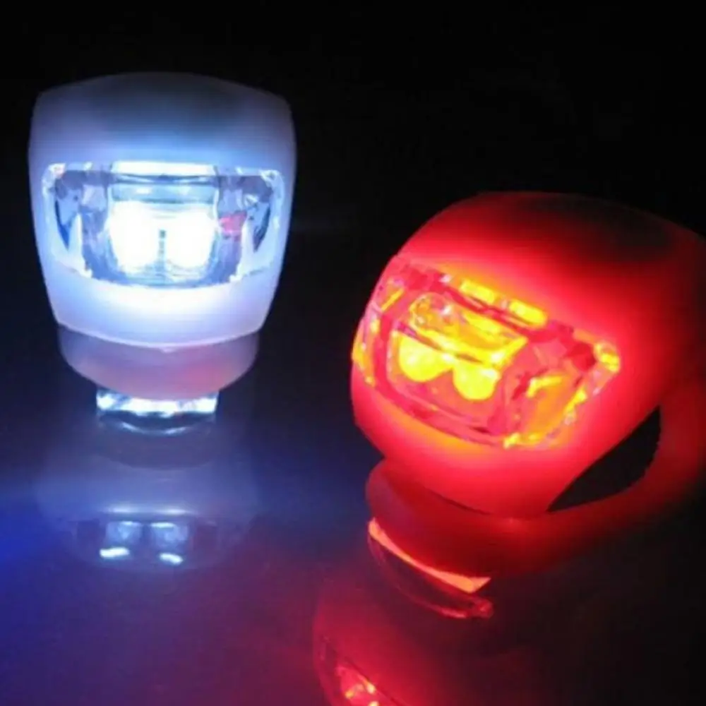 

WasaFire Mini LED Bike Light Bicycle Light Head Front Rear Wheel Cycling Warning Taillight Taillamps Waterproof Silicone 3 Modes