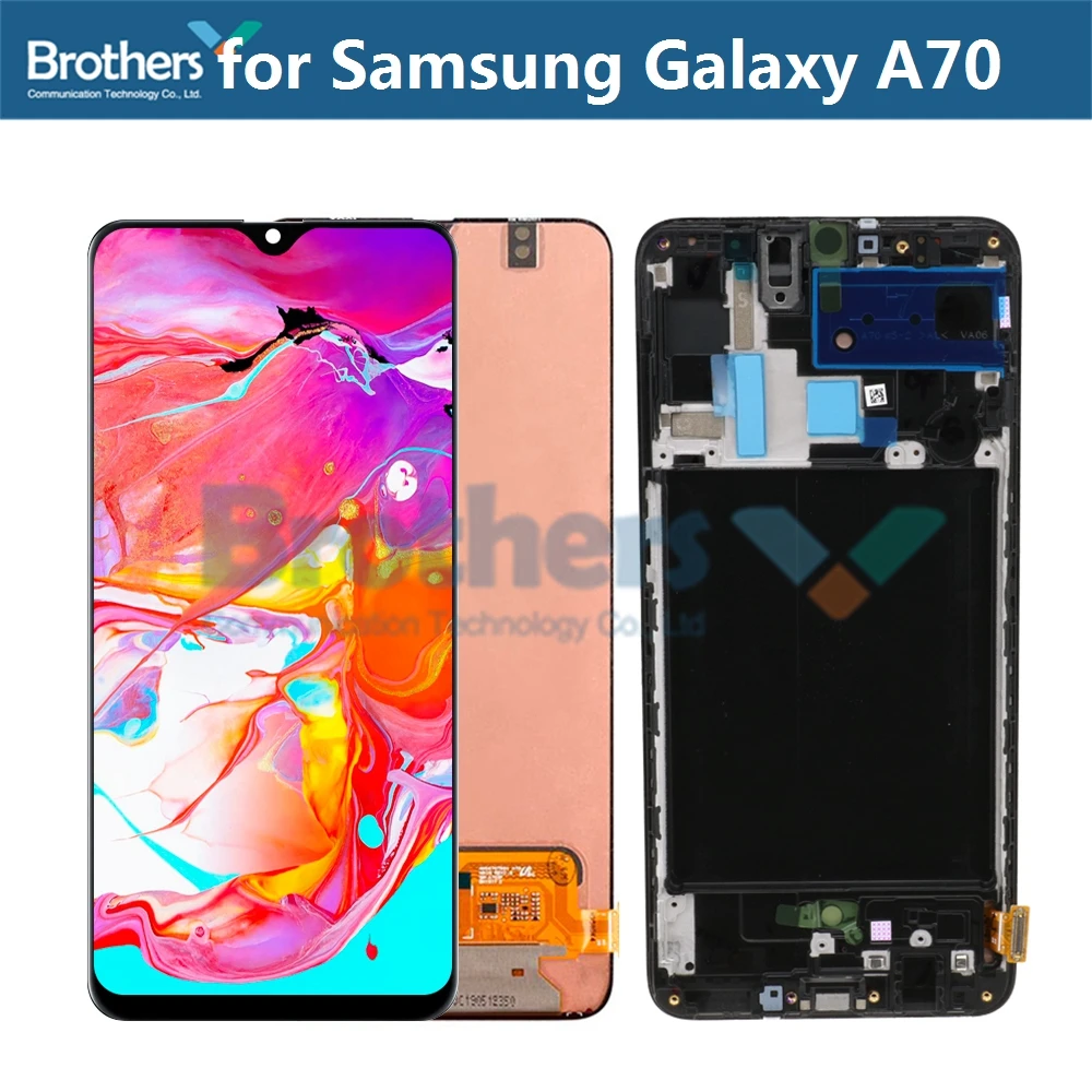 ЖК экран AMOLED для Samsung Galaxy A70 A705 дисплей A705F/SD SM A705FN/SD в сборе с сенсорным экраном и