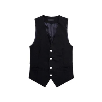 

Custom Made Casual Four Buttons Handmade Vest for Wedding Ceremony Evening Party Wedding Waistcoat Men Vests Casual Outwear