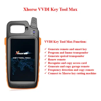 

Xhorse VVDI KEY TOOL MAX with VVDI Mini OBD Remote and Chip Generator Support work with Condor Dolphin XP005