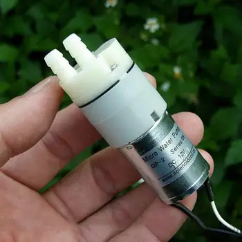 

DC 6V-12V 9V Large Flow Small Mini 370 Motor Mute Diaphragm Negative pressure Pump Self-Priming Water suction Pressure Pump