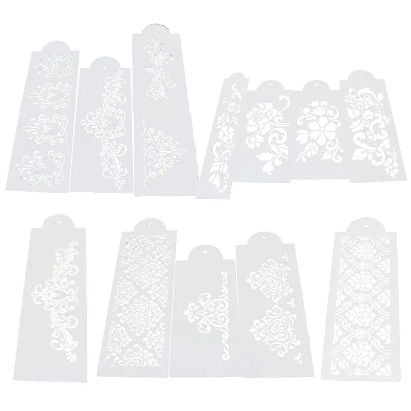 

Lace Flower Cake Fondant Cookie Side Baking Stencil Wedding Decorating DIY Tools