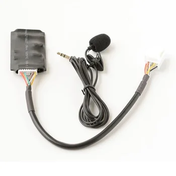 

For Toyota RAV4 Bluetooth AUX Adapter Handsfree Disc Box Harness W/ Microphone Bluetooth Connection Module