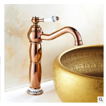 

All Copper Archaize Basin Faucet Tap Europe Type Restoring Ancient Ways Toilet Stage Basin Sinks Hot And Cold Water Tap
