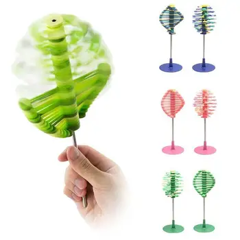 

Wooden Magic Rotating Spin Toys Creative Decompression Toys For Children Adult Rotating Office Artwork Stress Relief Gifts