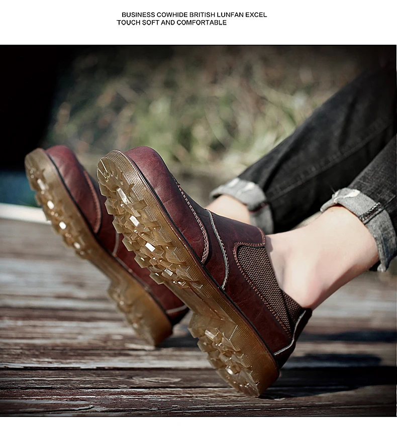 GLAZOV/модная мужская обувь высокого качества; мужская повседневная обувь; сезон весна-осень; Мужская обувь; Рабочая обувь; кожаные оксфорды; дышащая обувь