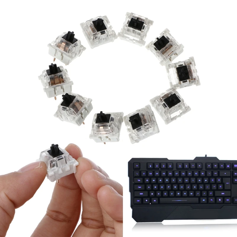 Механический переключатель для клавиатуры Gateron Cherry MX 10 шт.|Клавиатуры| |