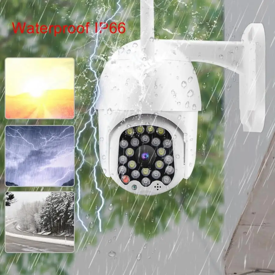 2,5 дюймов 23LED wifi P2P купольная камера PTZ 1080P IP65 безопасности 110-240 В для камеры безопасности