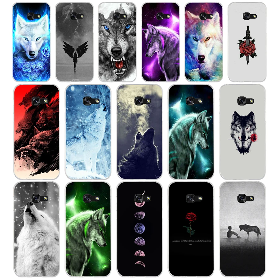 117Sd Snow Wolf Custodia Morbida In Silicone Tpu Cover Per Samsung A3 2016 A5 2017 A6 Plus A7 A8 A9 Star Lite S 6 7 8 9