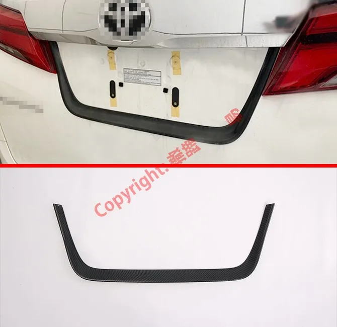 Для Toyota Alphard Vellfire AH30 2016 2017 2018 2019 2020 углеродное волокно стильная Задняя Крышка