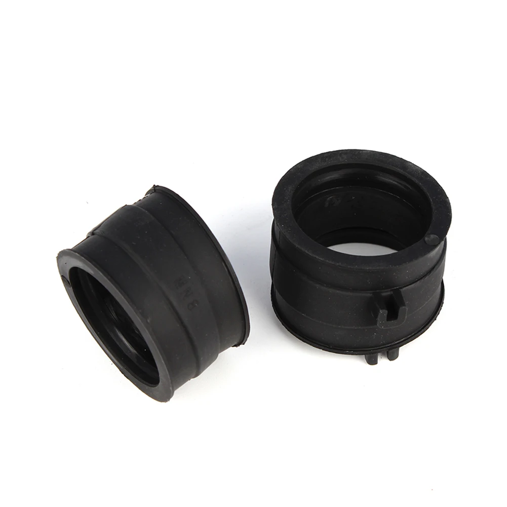 2x Motorcycle Carburetor Interface Adapter Intake Manifold Boots For Honda NTV650 NT650 VT600 VT750 XL600V XLV600 XL650V XLV650 |