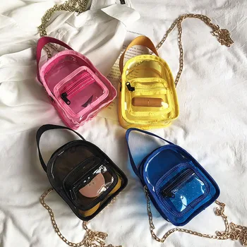 

2020 New Messenger Bag Korean Fashion Transparent Bag Anti-fruit Jelly Bag Shoulder Bag