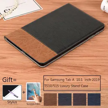 

Business Case For Samsung galaxy tab a 2019 10.1 T510 T515 PU Leather Tablet cover for samsung Tab A 10.1 2019 Stand Case Capa