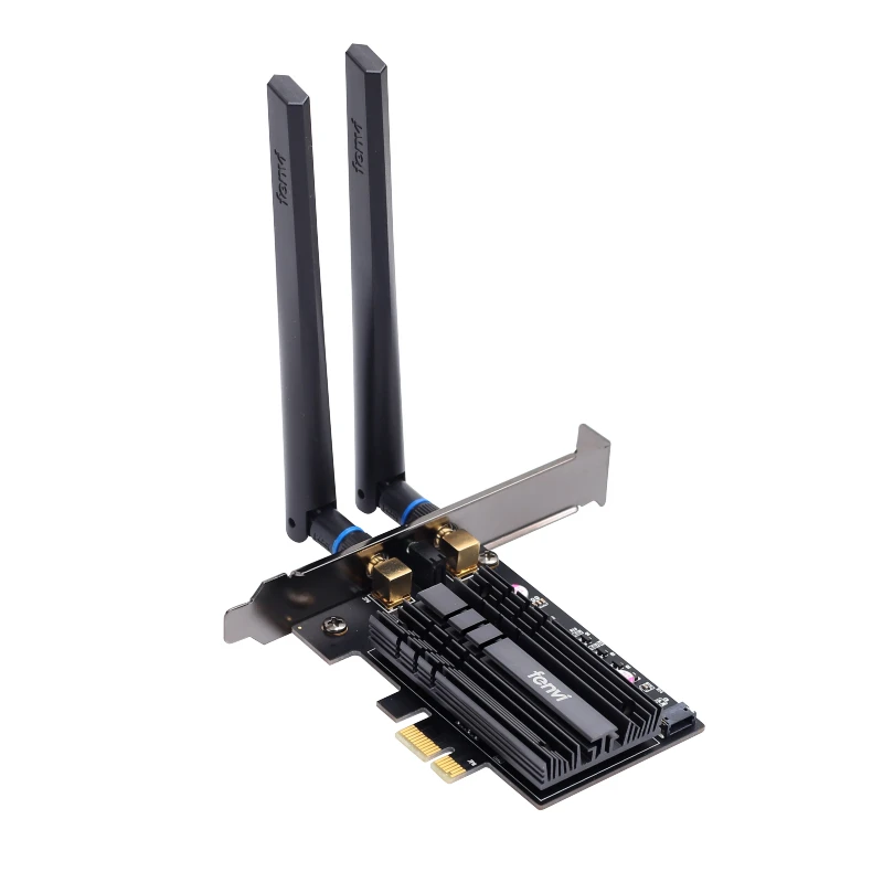 FV-AX3000 WiFi6 Intel AX200 Dual Band 2.4G/5G PCIe Wifi Network Card For Bluetooth 5.2 AX210NGW 6G Wi-Fi 6E Card For PC Win10/11 wifi card for pc