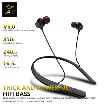 

Lark L2 In Ear Running Earphones 5.0 Wireless Bluetooth Headphone Sweatproof Noise Reduction Ultra-Long Standby Gaming Headsets