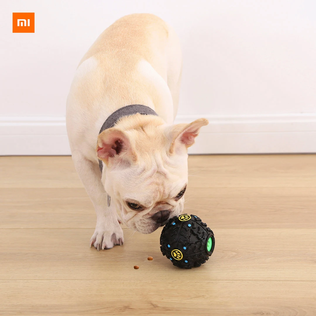 

New Xiaomi Mijia Youpin Small beast star dog vocal leakage food ball black Stimulating grinding teeth fun and relaxing
