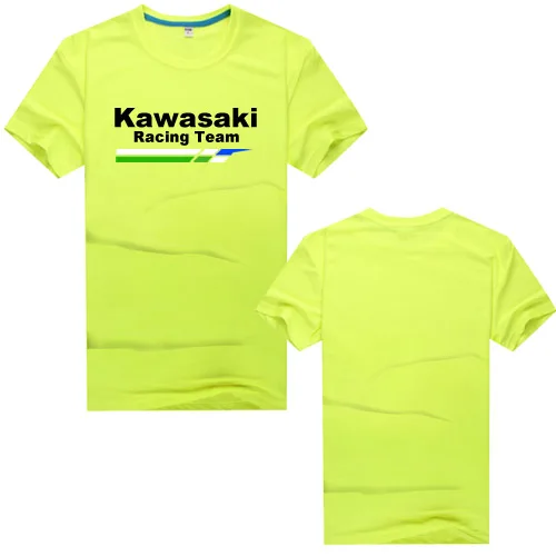 Kawasaki футболка с коротким рукавом, одежда с рукавом, футболки на заказ, Спортивная Мужская футболка, спортивные футболки для езды на мотоцикле, футболка для мотокросса
