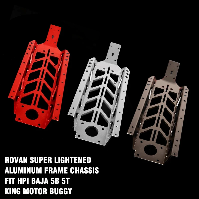 Rovan супер Облегченная алюминиевая рама шасси подходит для HPI Baja 5b 5t 5SC 2WD King Motor
