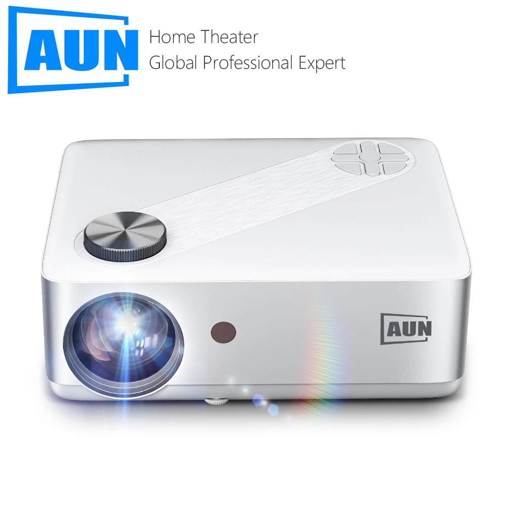 AUN AKEY8 LED Projector 4K Video Projector Android 9 Home Theater MINI TV Beamer Beam Projector for Home Cinema Mobile PS5 TVBOX