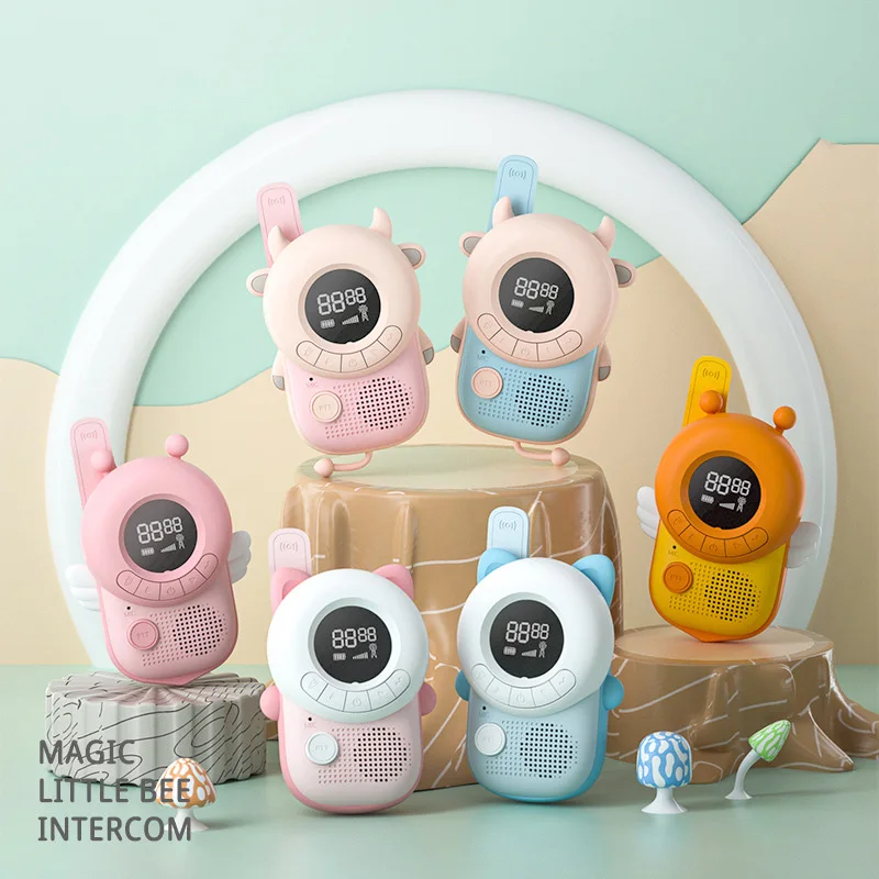 

2 шт., детская портативная рация, диапазон 3 км