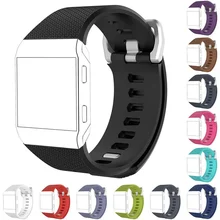 

NEW 2021 Fashion Lightweight Sport Silicone Wrist Bracelet Band Strap for Fitbit Ionic Strap Sport Breathable Silicone 20mm