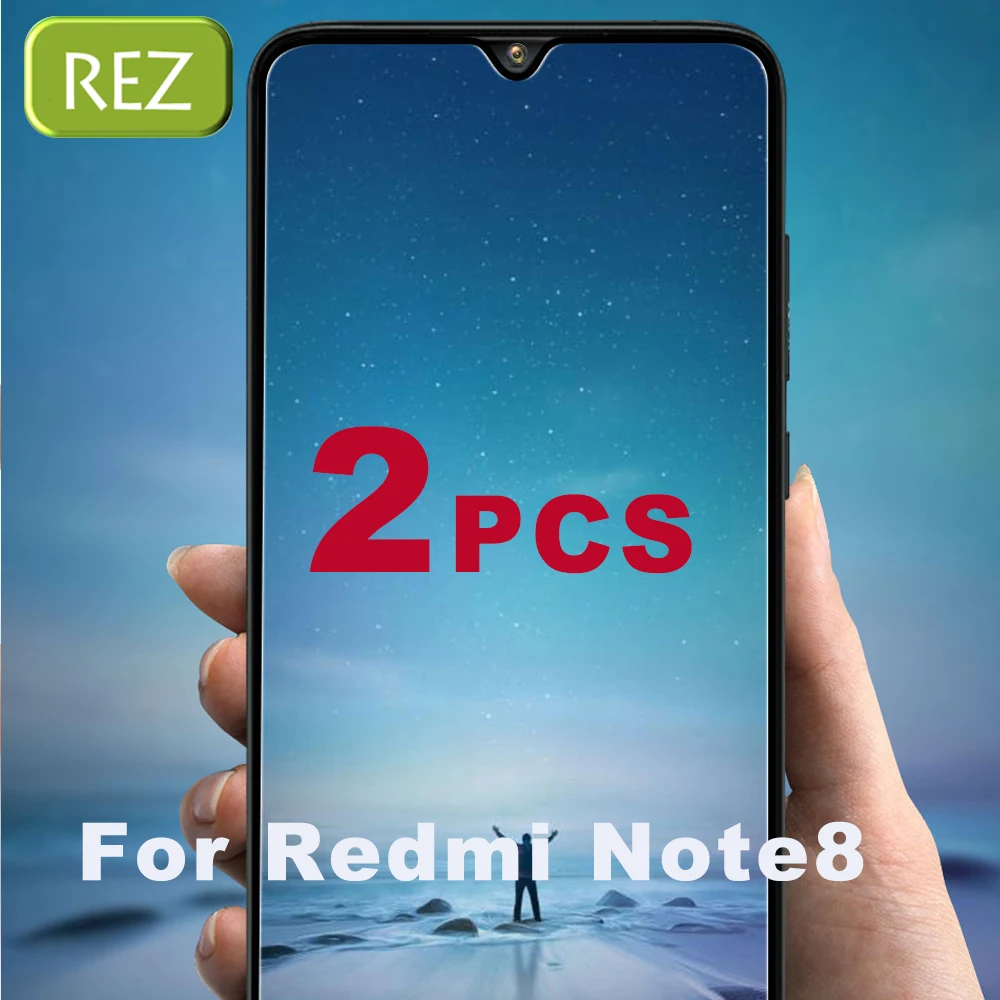 2 шт. для Redmi Note 8 Pro защитное закаленное стекло Xiaomi 7 5 Защитная пленка экрана |