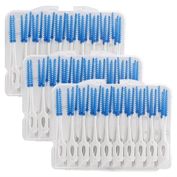 

120pcs Interdental Teeth Rod Brushes Oral Clean Care Picks Dental Toothpicks Interdental Brush Hygiene Dental Tool