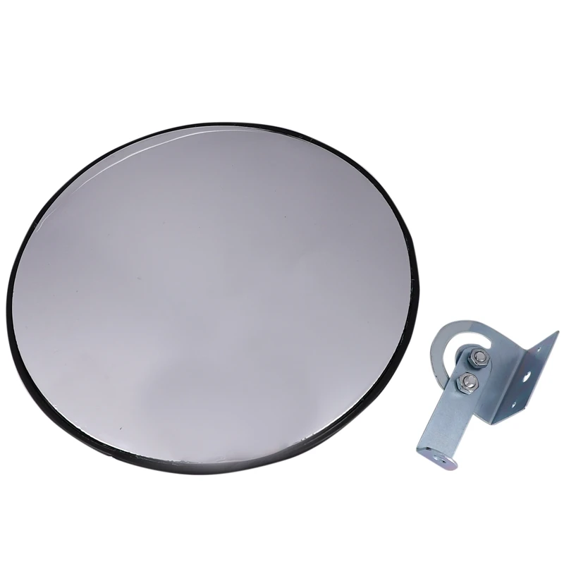 30cm Wide Angle Security Road Mirror Curved For Indoor Burglar Outdoor Safurance Roadway Safety