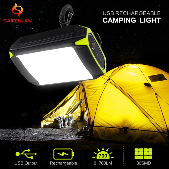 LED Camping Lantern, Rechargeable Batteries Powered Lantern 2500LM