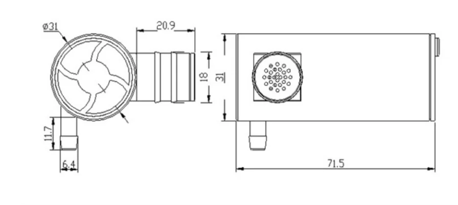 12V DC water pump slotting machine special drilling pump for rhinestone drilling machine High lift pump 9m head