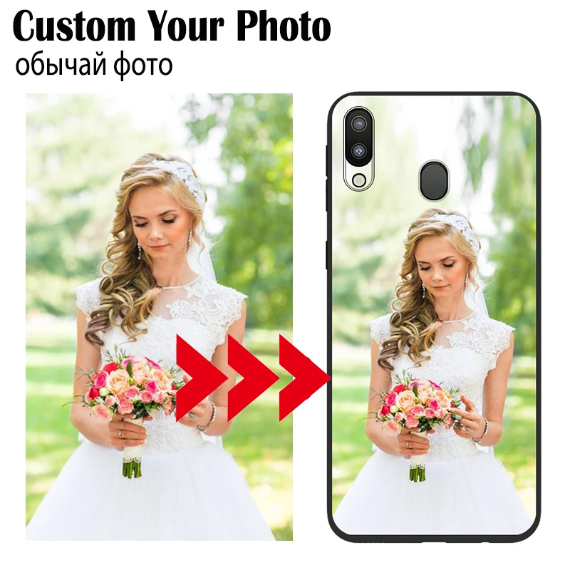 DIY Luxury Custom Case For Samsung Galaxy M10 A10 20 30 40 50 60 70 A20E A6 A8 A9 S A20 Core Note 10 10Plus Photo Cover |