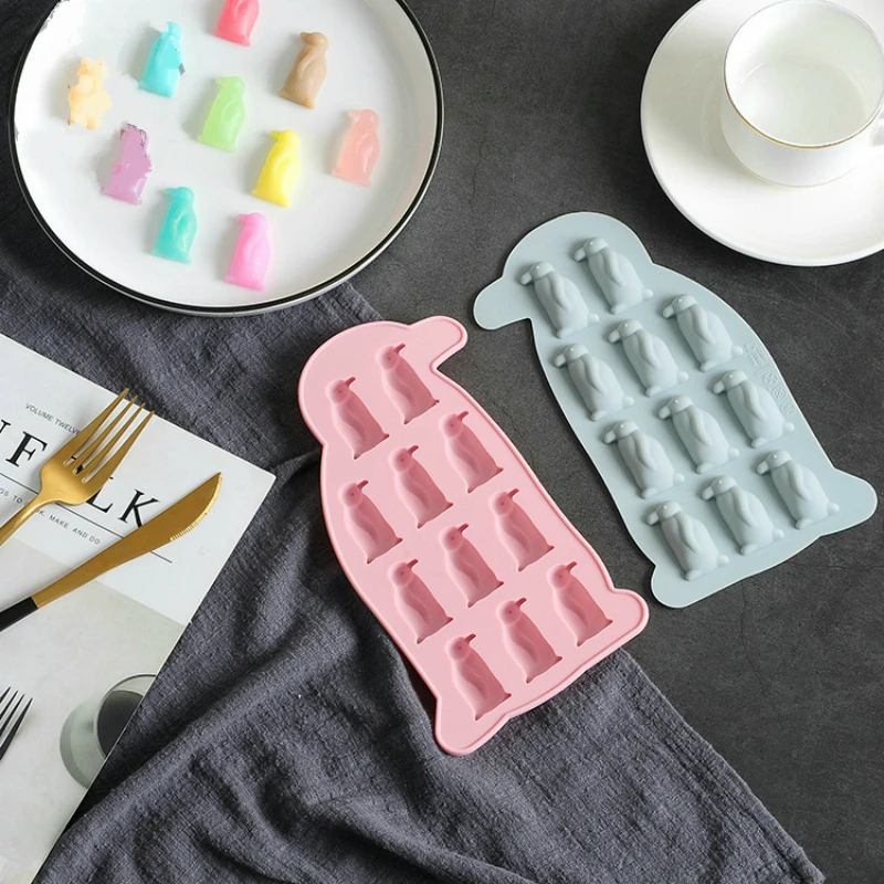 

Penguin Ice Cube Silicone Mold Chocolate Candy Mold DIY Candy Mold Ice Mold Cake Decorating Cookies Ice Mould Silicone Molds
