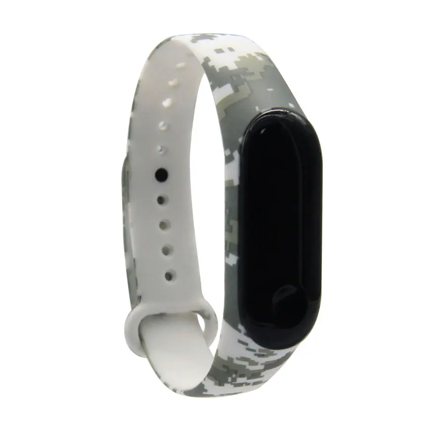 59608 Для mi Band 3 4 ремешок на запястье для Xiao mi band 4 силиконовый для mi band 3 4 аксессуары многоцветный mi 3 сменный ремешок - Цвет: 59608