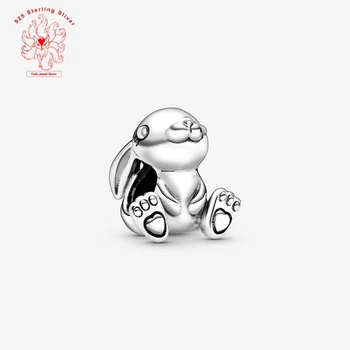 

2020 Spring New New Beads Daisy the Rabbit Charms fit original pandora Bracelets Women DIY Jewelry