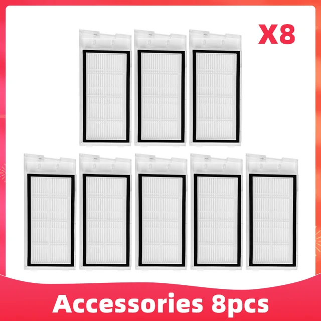 Replacement For Xiaomi Roidmi Eve Plus SDJ01RM Main Side Brush Hepa Filter Mop Dust Bag Vacuum Cleaner Spare Parts Accessories 8 Hepa Filter