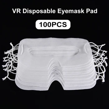 

100Pcs VR Pad Disposable Eyemask Nonwoven Cover Pad Safe Sweat Absorbing Cover Accessories Protective For Oculus Quest