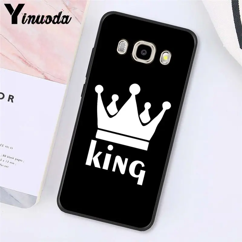 Cartoon Crown King and Queen  